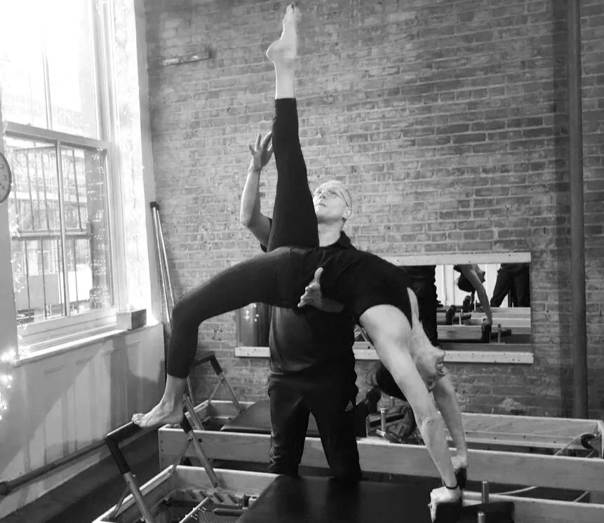 Bob+Leikens+and+Gina+on+a+Pilats+Machine+Practicing.jpg