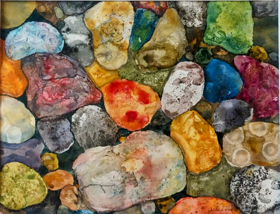 Rock, Paper, (no) Scissors Watercolor Painting — Serendipity Studio