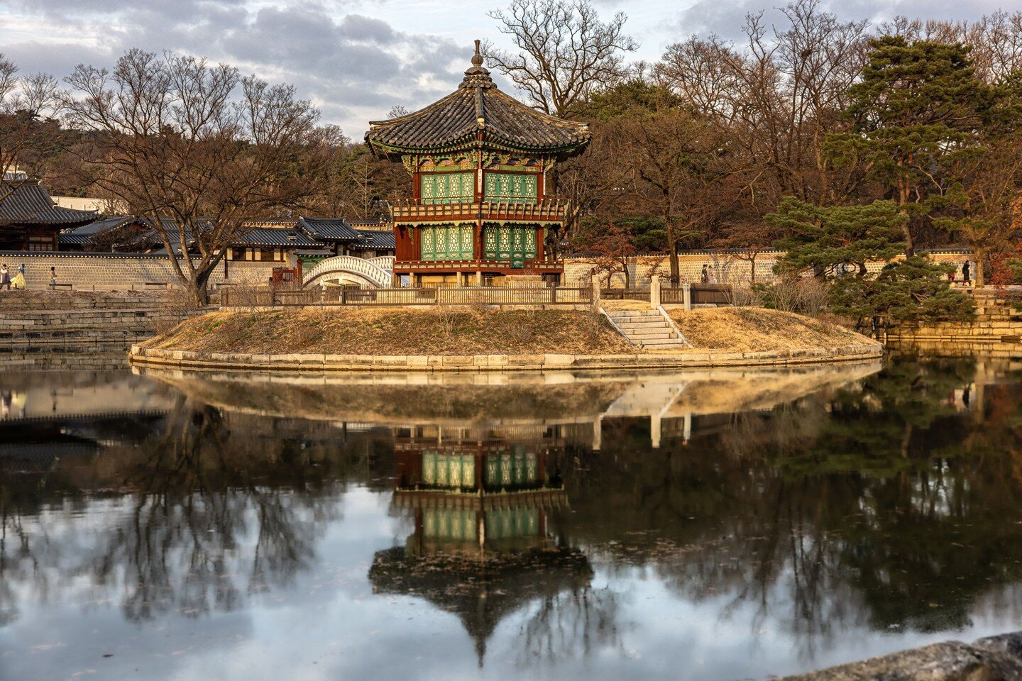Hyangwonjeong pavilion, one of the iconic sites of Korea, and part of Gyeongbokgung Palace