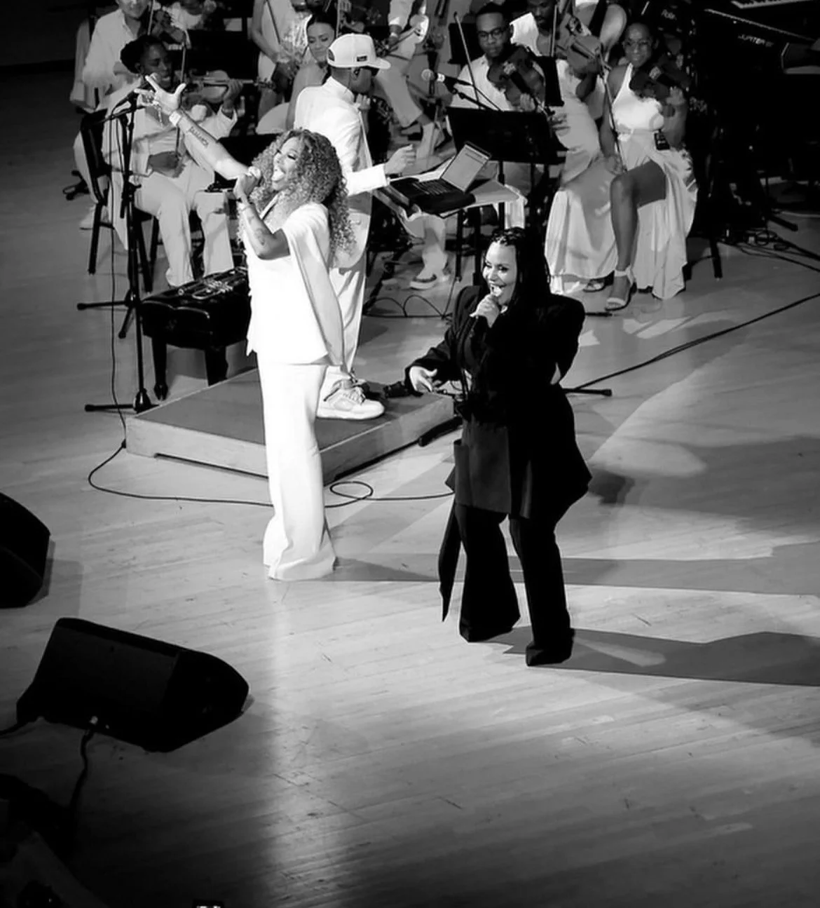 A wardrobe tailored for an artist performance.