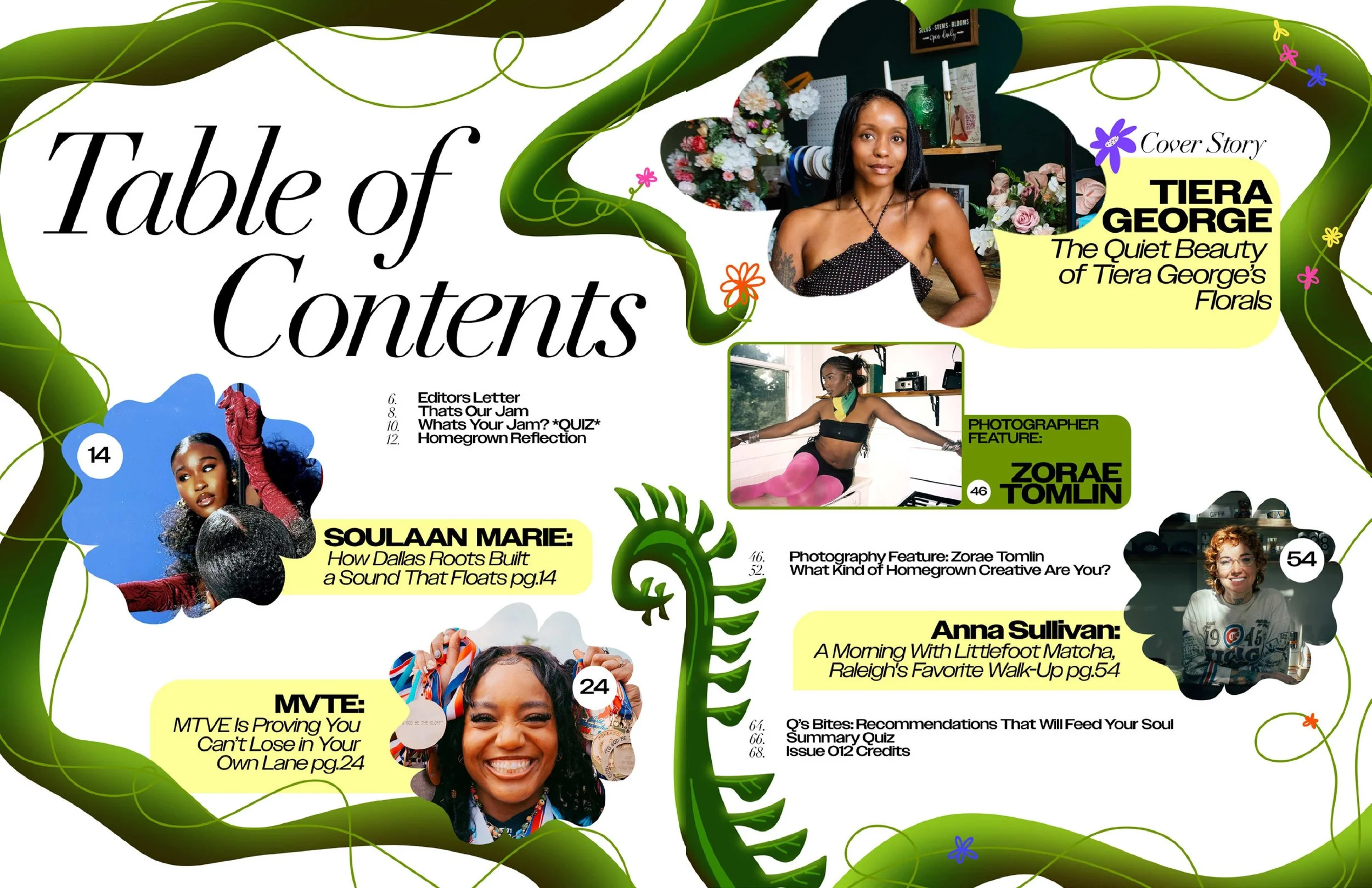 Issue 012 features 5 creatives, original photography, interactive quizzes, and brand new columns.