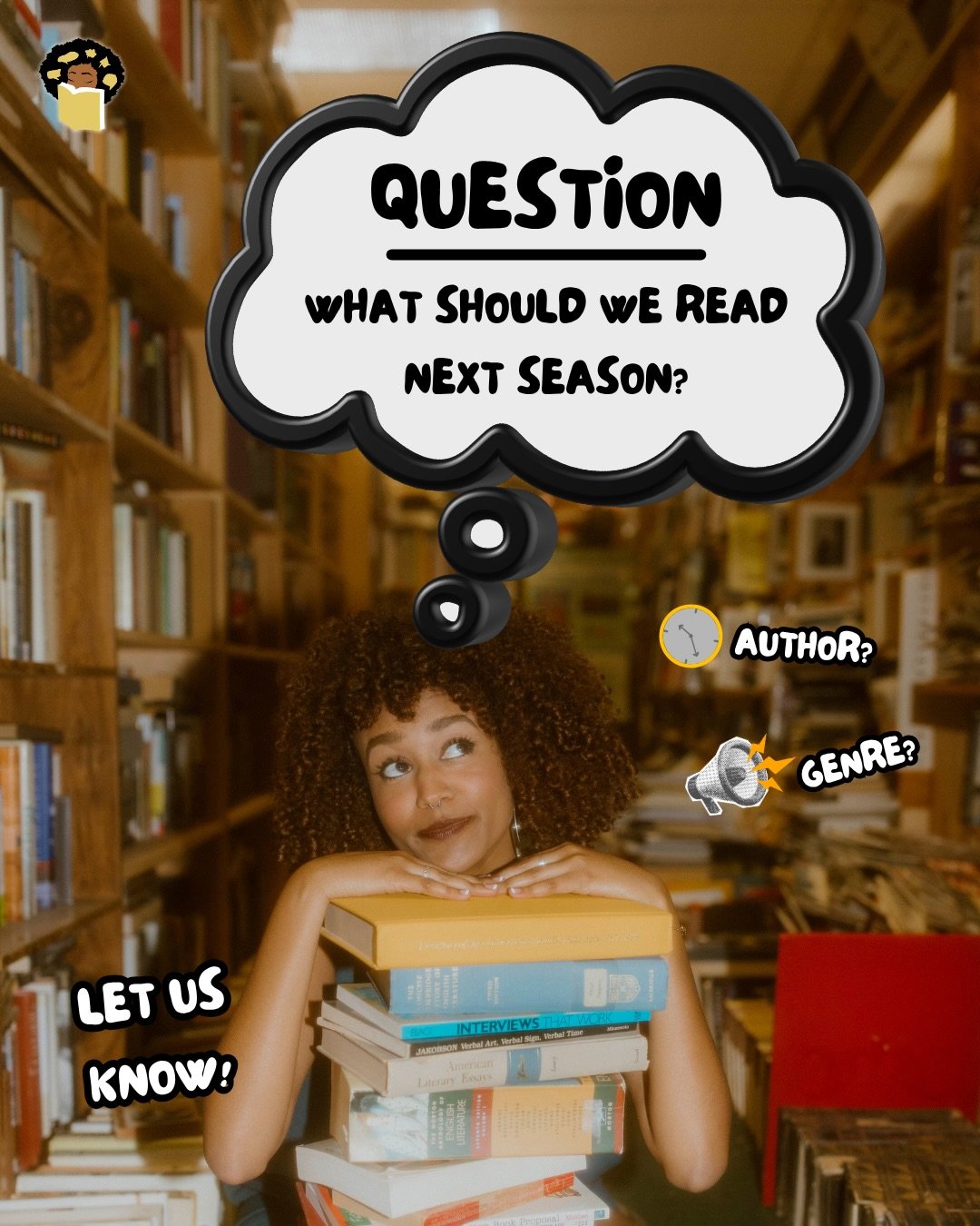 It&rsquo;s almost time for you 🫵🏽 to vote on what we read for Season 7 of the podcast airing this fall 🎉 but first&hellip; we need some suggestions! 

Here&rsquo;s a look at what we&rsquo;ve covered so far ➡️ We&rsquo;d love to hear any and all of