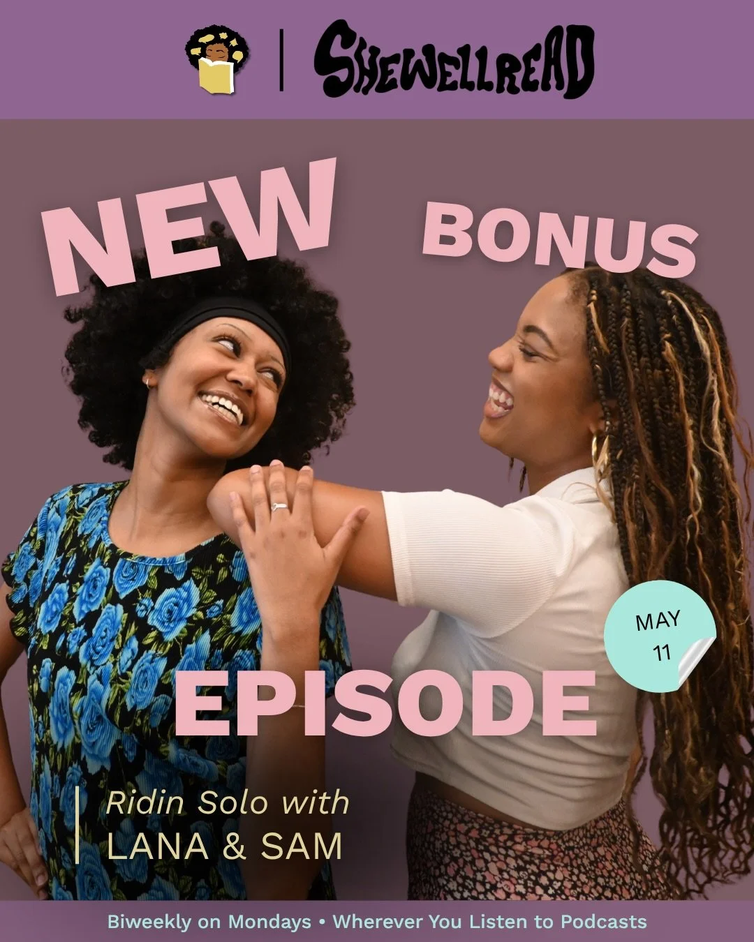 New episode, Well Read Baddies.

This week, we&rsquo;re ridin solo and catching up on life, reads and pop culture tea. Lana talks turning 29, stepping into her content era, going back to the office, and her 589-hour audiobook playlist. Sam shares wha