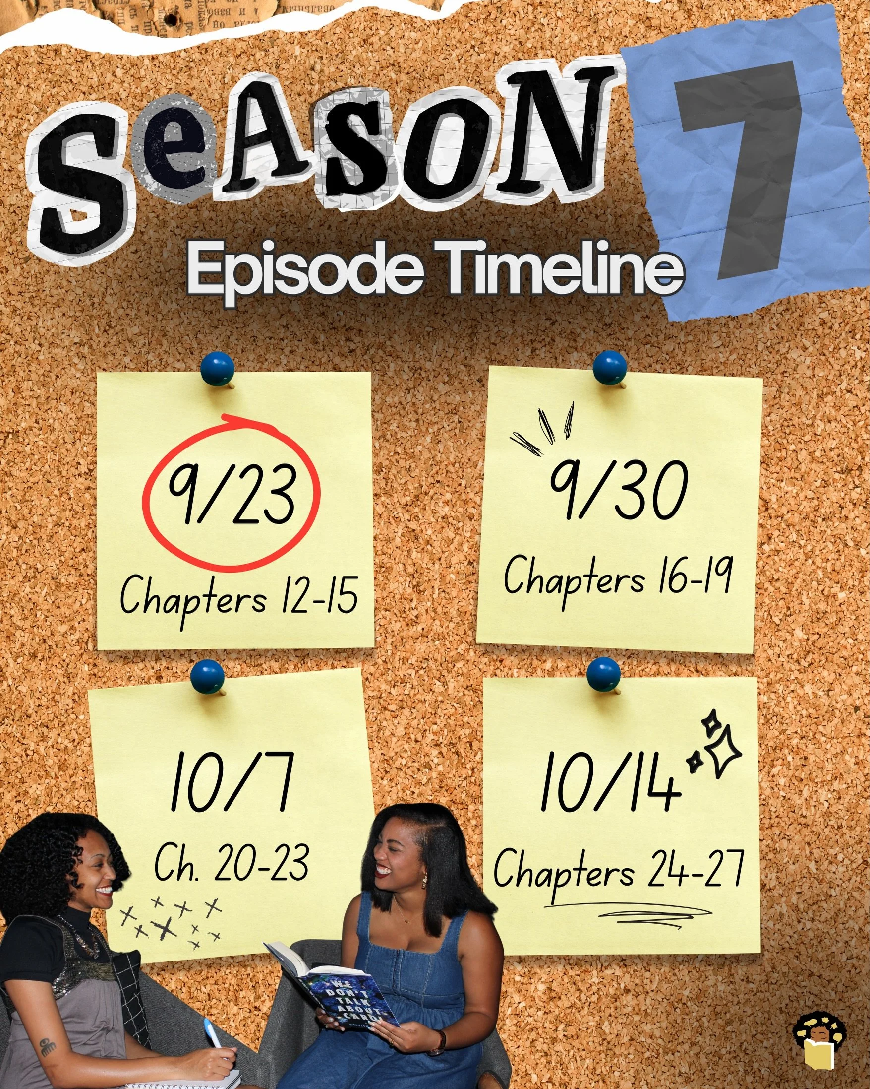 New timeline drop, Baddies! Are you keeping up with us? 

On today&rsquo;s episode, we&rsquo;re diving into chapters 12-15 of this seasons book pick, We Don&rsquo;t Talk About Carol by @kristenlberry . 

Whether you&rsquo;re reading along or just tun