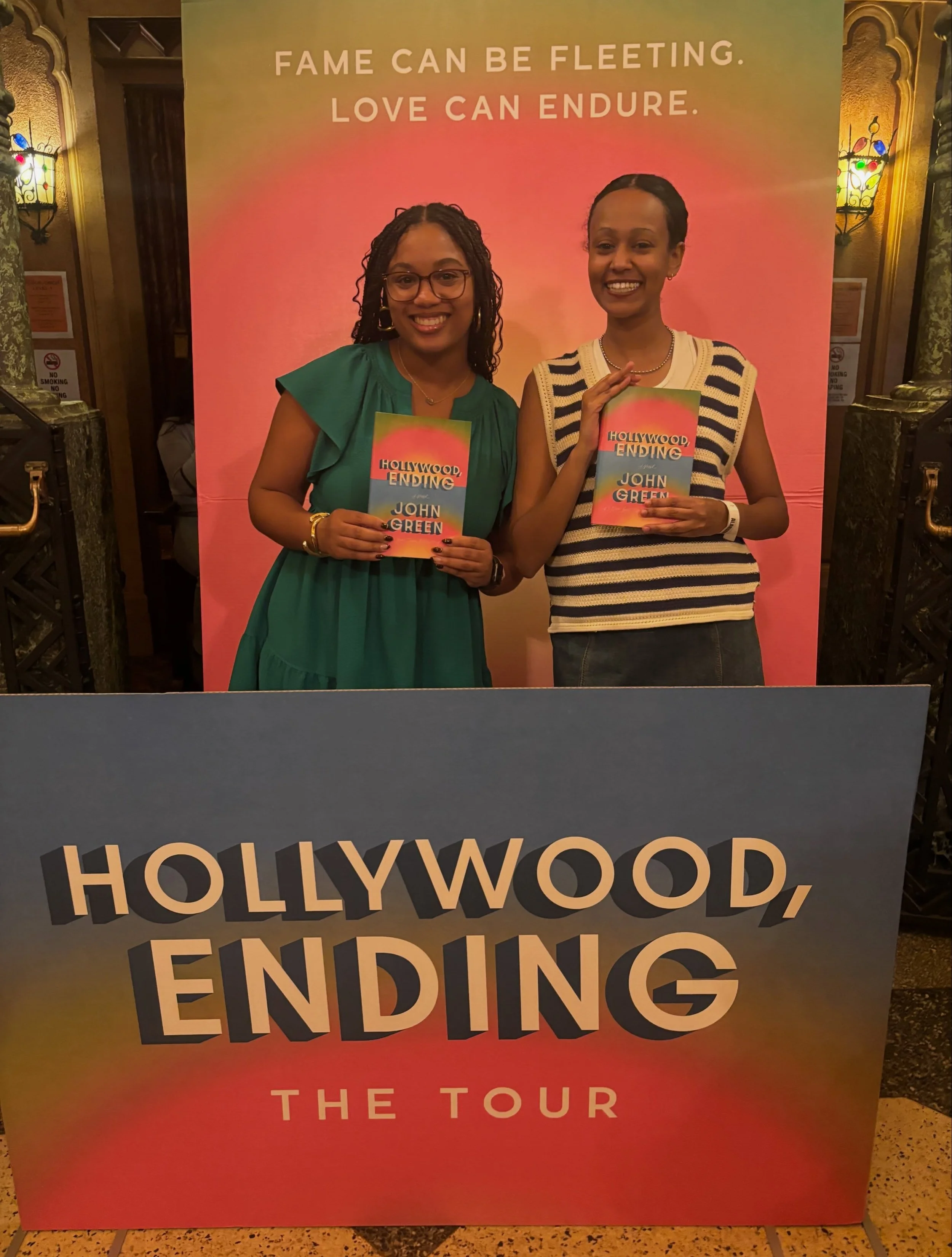 Another great book event celebrating @johngreenwritesbooks latest release Hollywood, Ending 📚! Thank you @penguinrandomhouse for having us and shoutout to @thankyou_bham for always hosting the best events! Be sure to follow them and sign up for thei