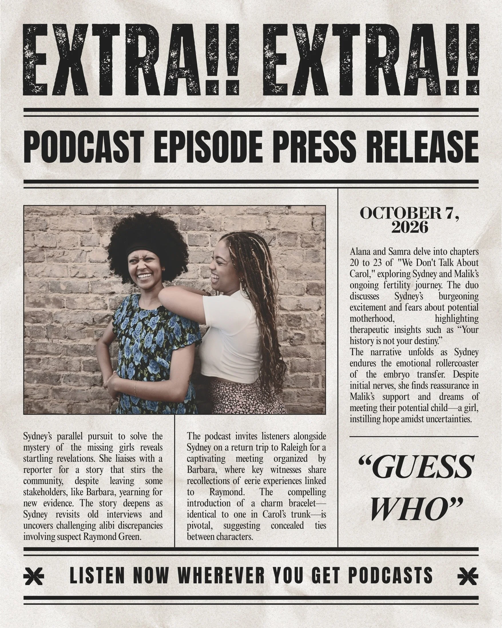 🚨 New Episode Alert! We dive deep into chapters 20-23 of &ldquo;We Don&rsquo;t Talk About Carol&rdquo; by Kristen L. Berry. 

Get your book ready and join our discussion on the Bookum app. Share your thoughts and theories with us; we&rsquo;re all ea