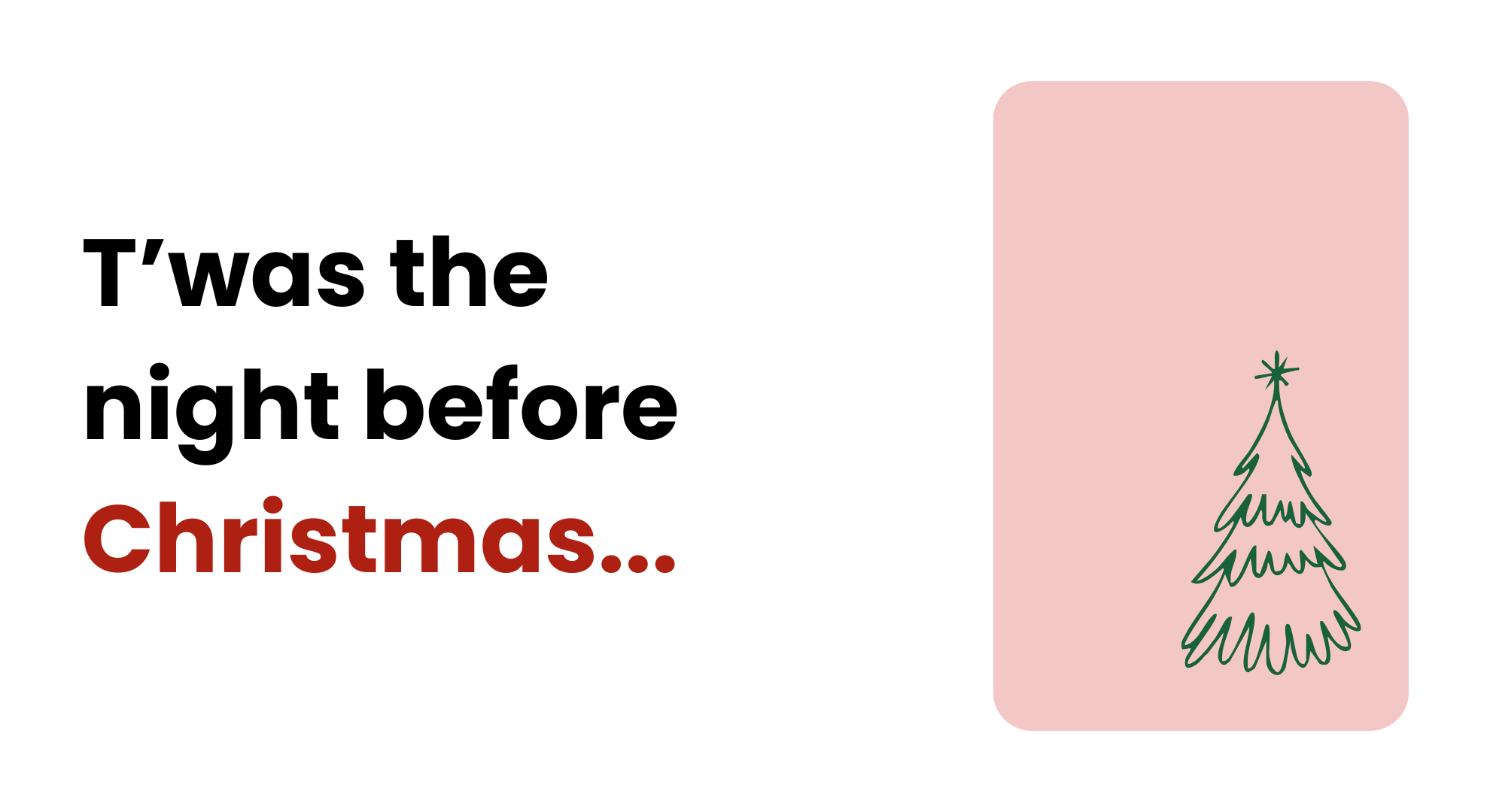 T’was the night before a SaH Christmas 2025