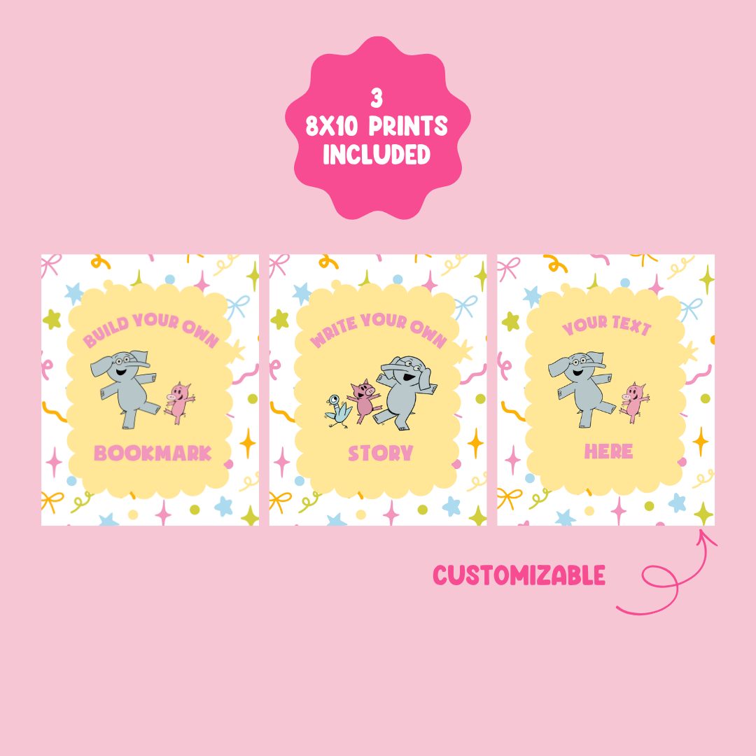 Gerald and Piggie Printable Party Decor