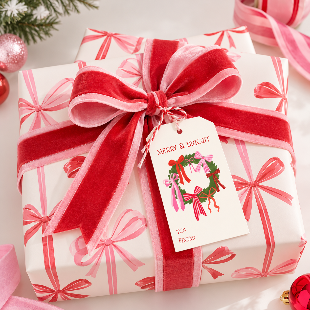 Merry & Bright Pink Holiday Gift.png