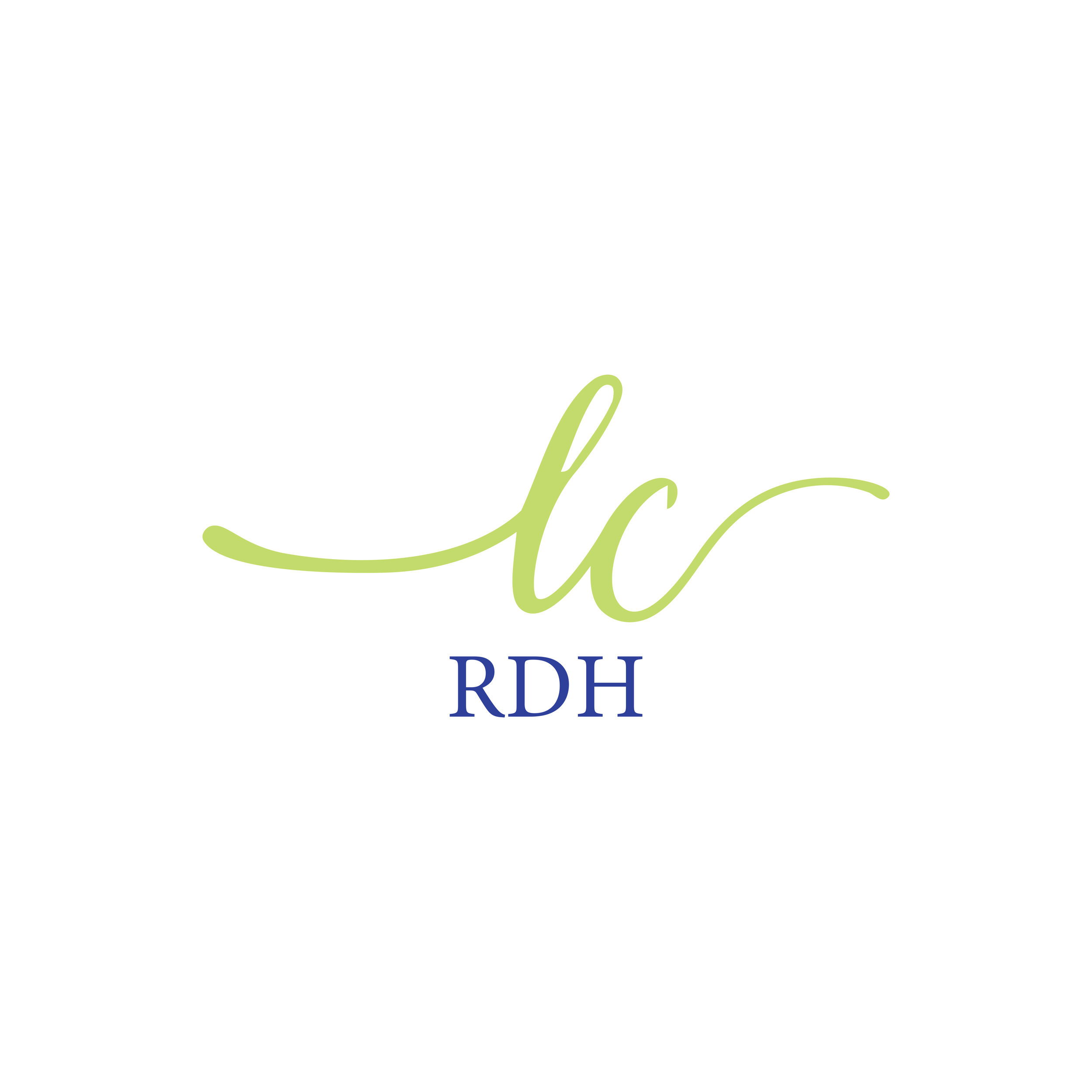Design with large cursive green text that says 'Love' and smaller blue text that says 'RPH' underneath.