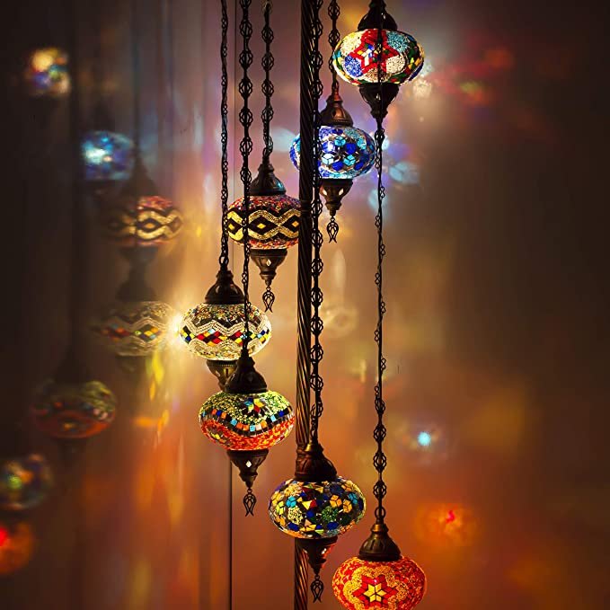 Turkish mosaic floor lamp 7 globes.jpeg