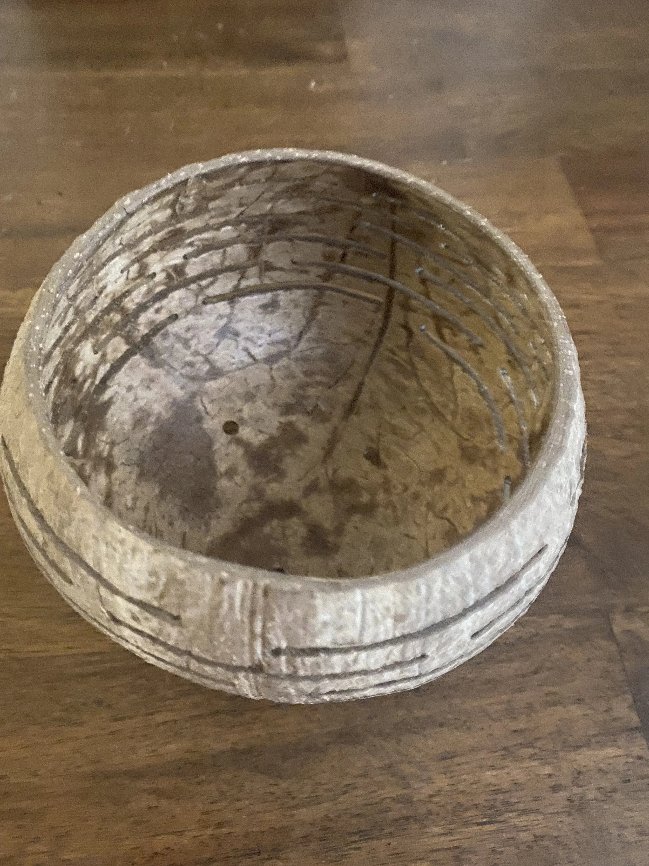 Coconut Planter with Drainage Holes (Rainforest Bowls)