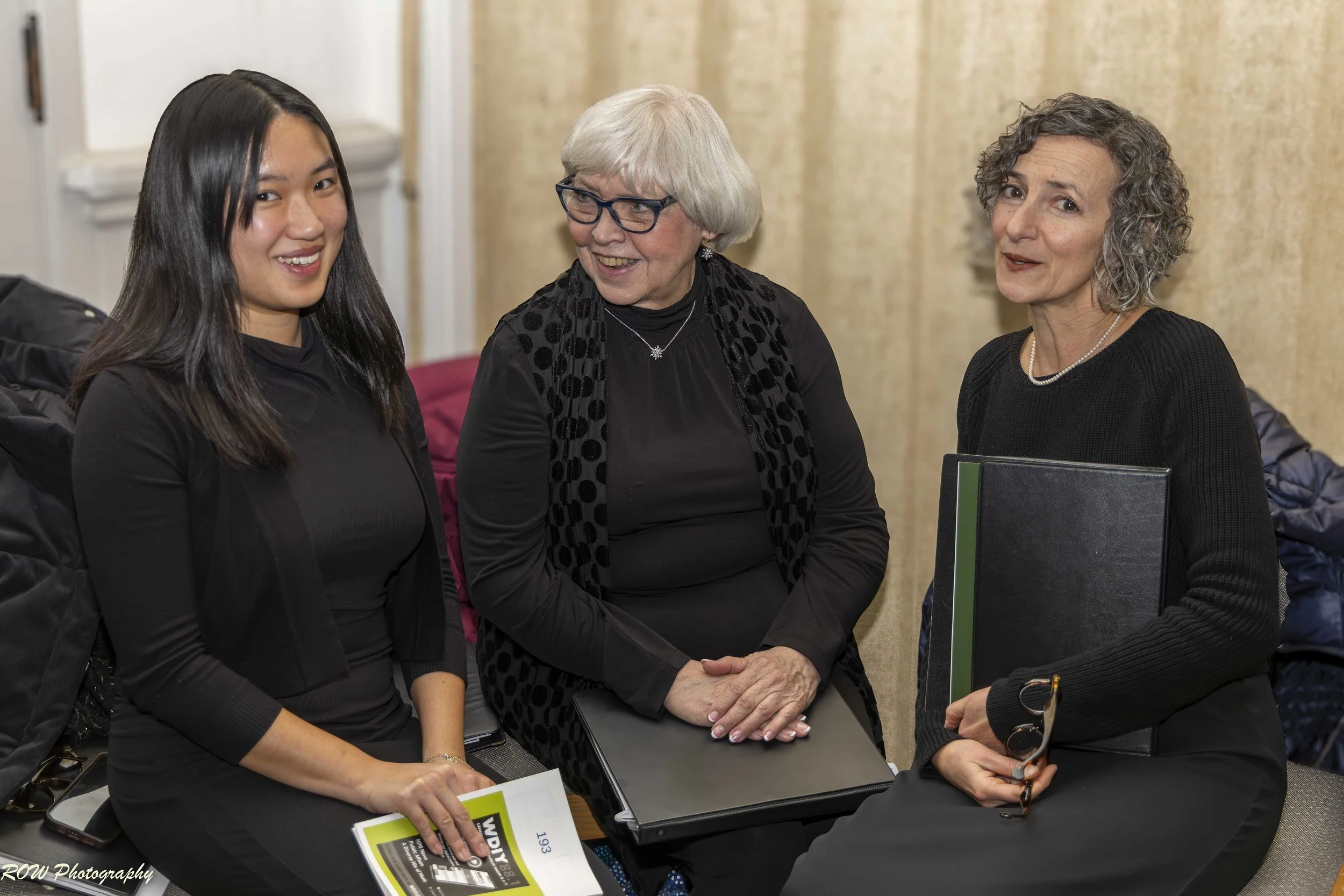 Susan trying to hide from the camera :-)