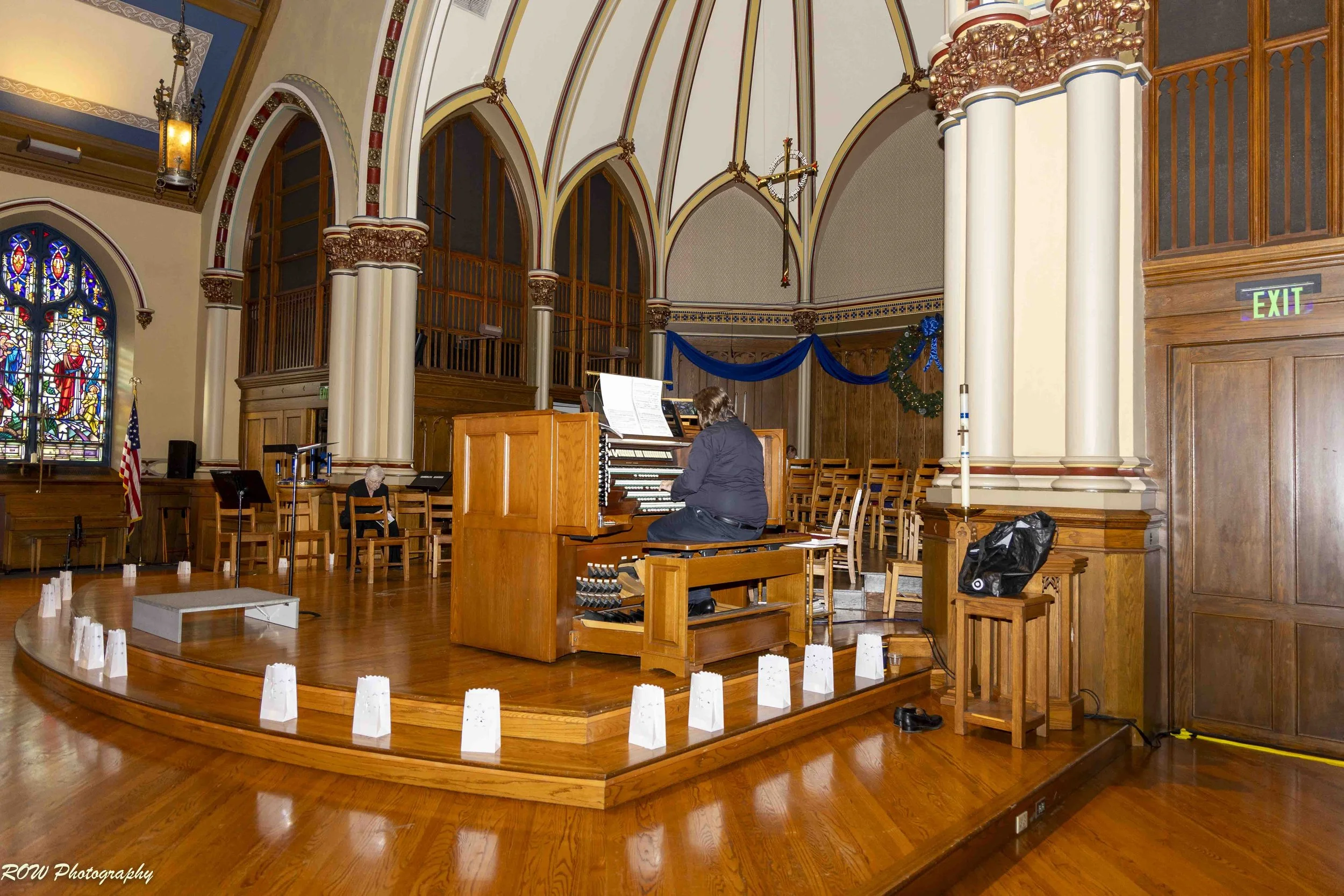 Dr. Nicholas warming up