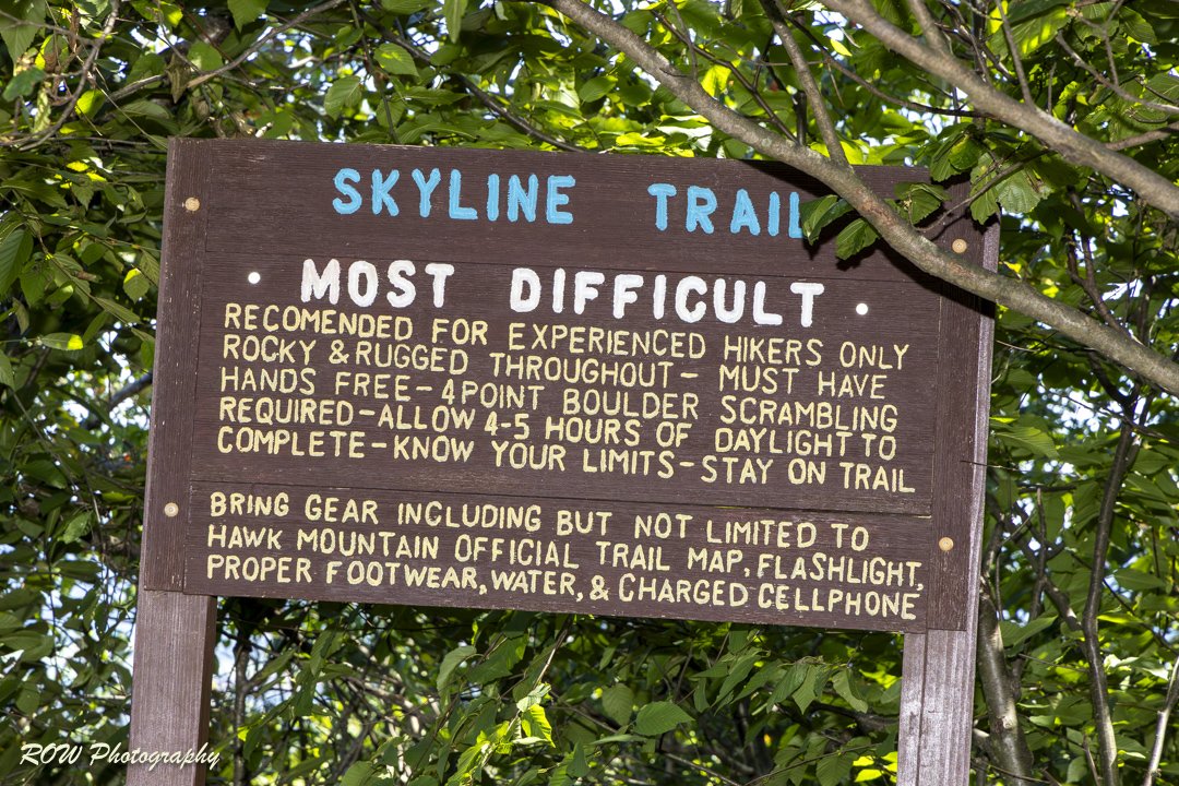 Blue Trail down - at your own peril