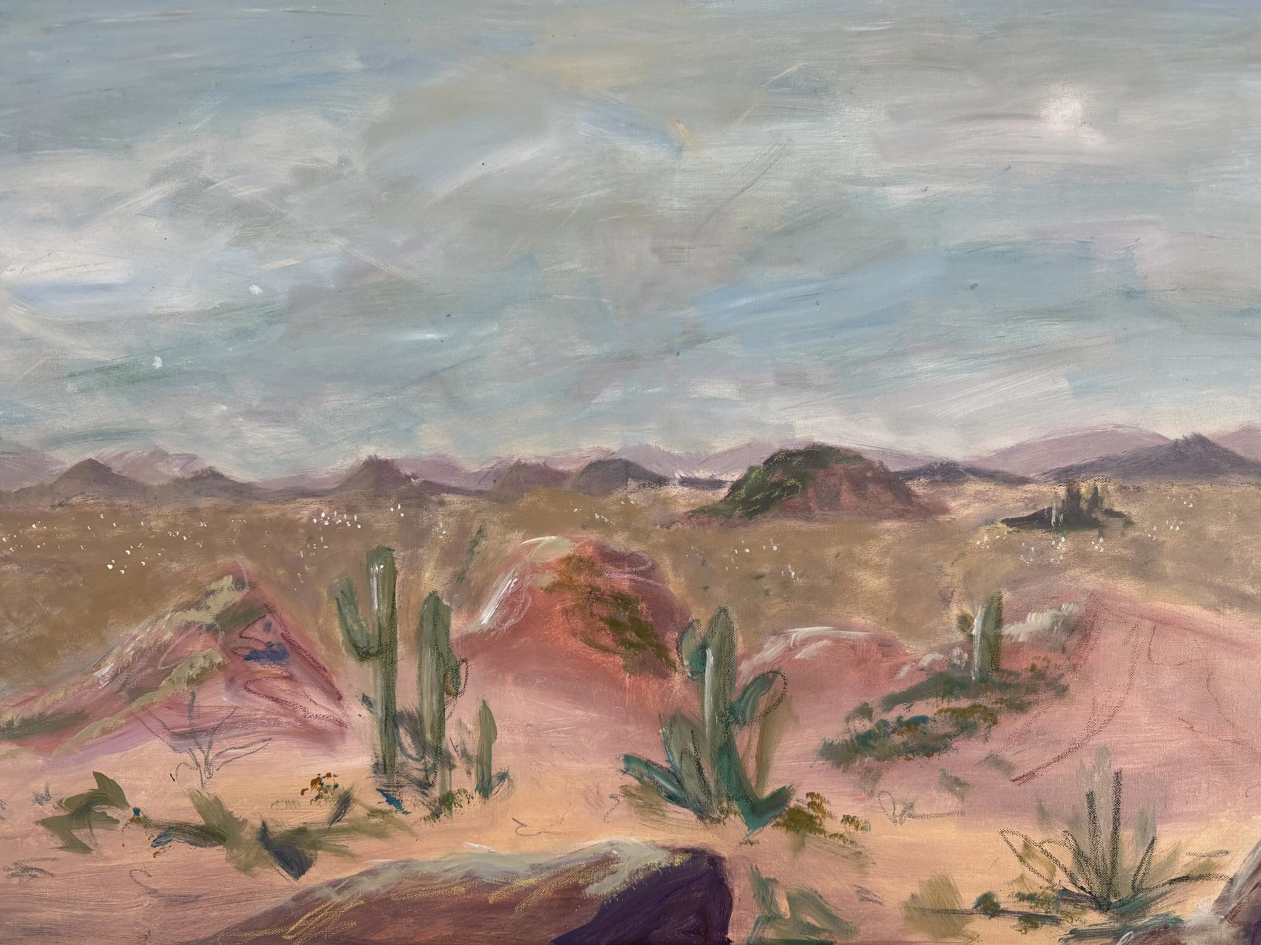 "From South Mountain" 36x24