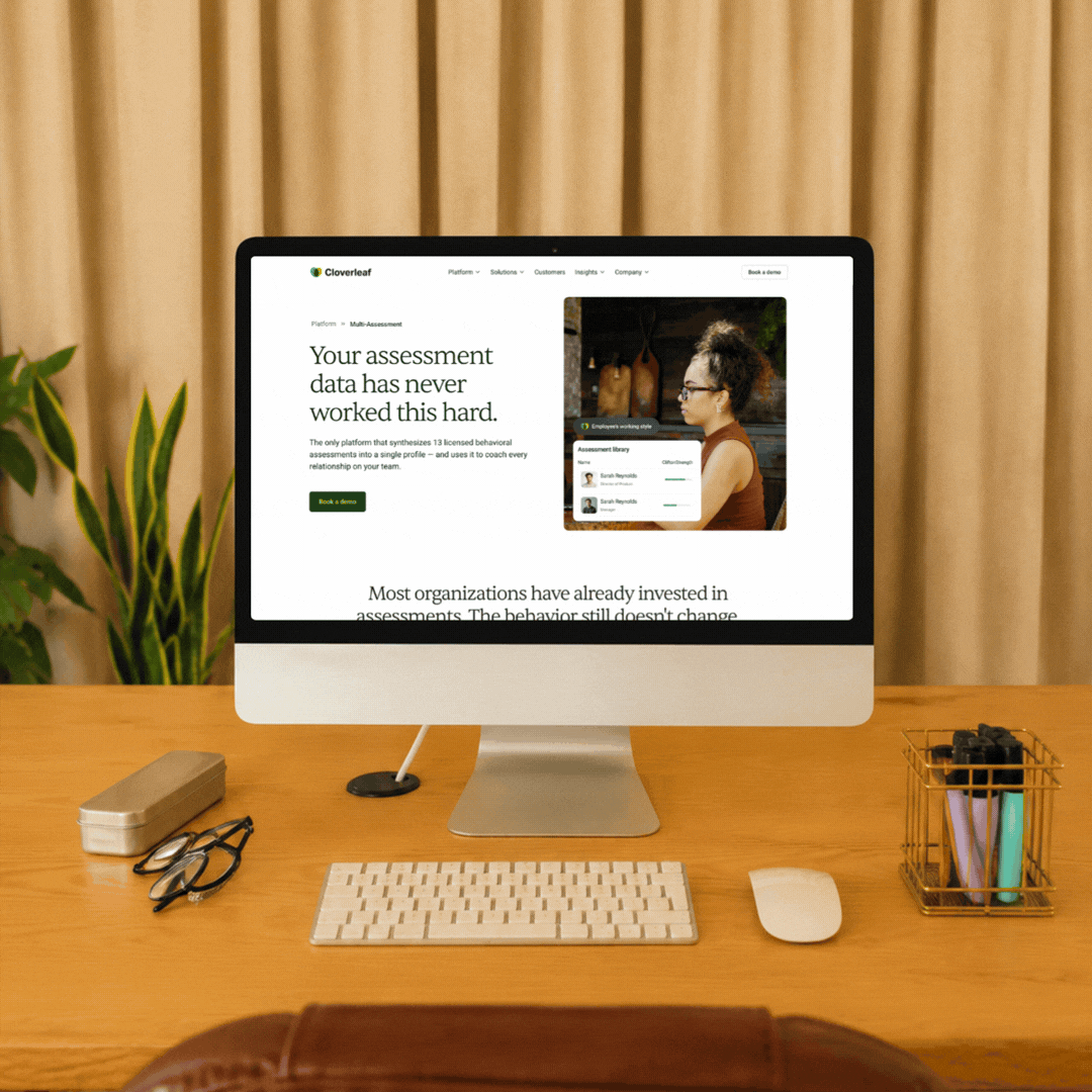  Cloverleaf Website  Creative Direction + UI UX Design  View case study → 
