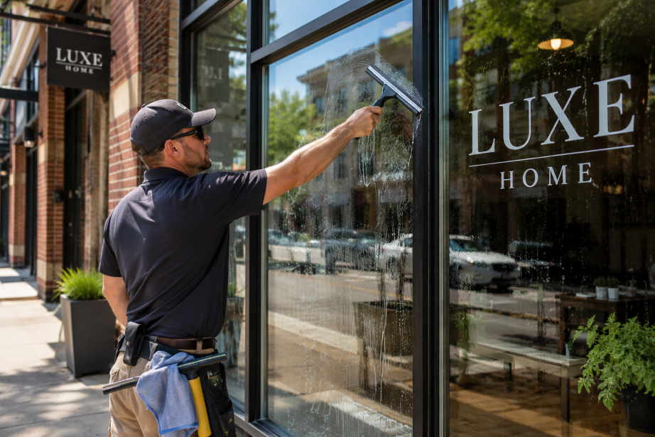 spokane storefront window cleaner