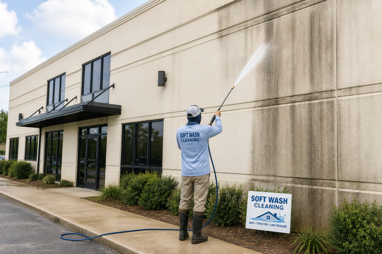 spokane commercial building exterior cleaning