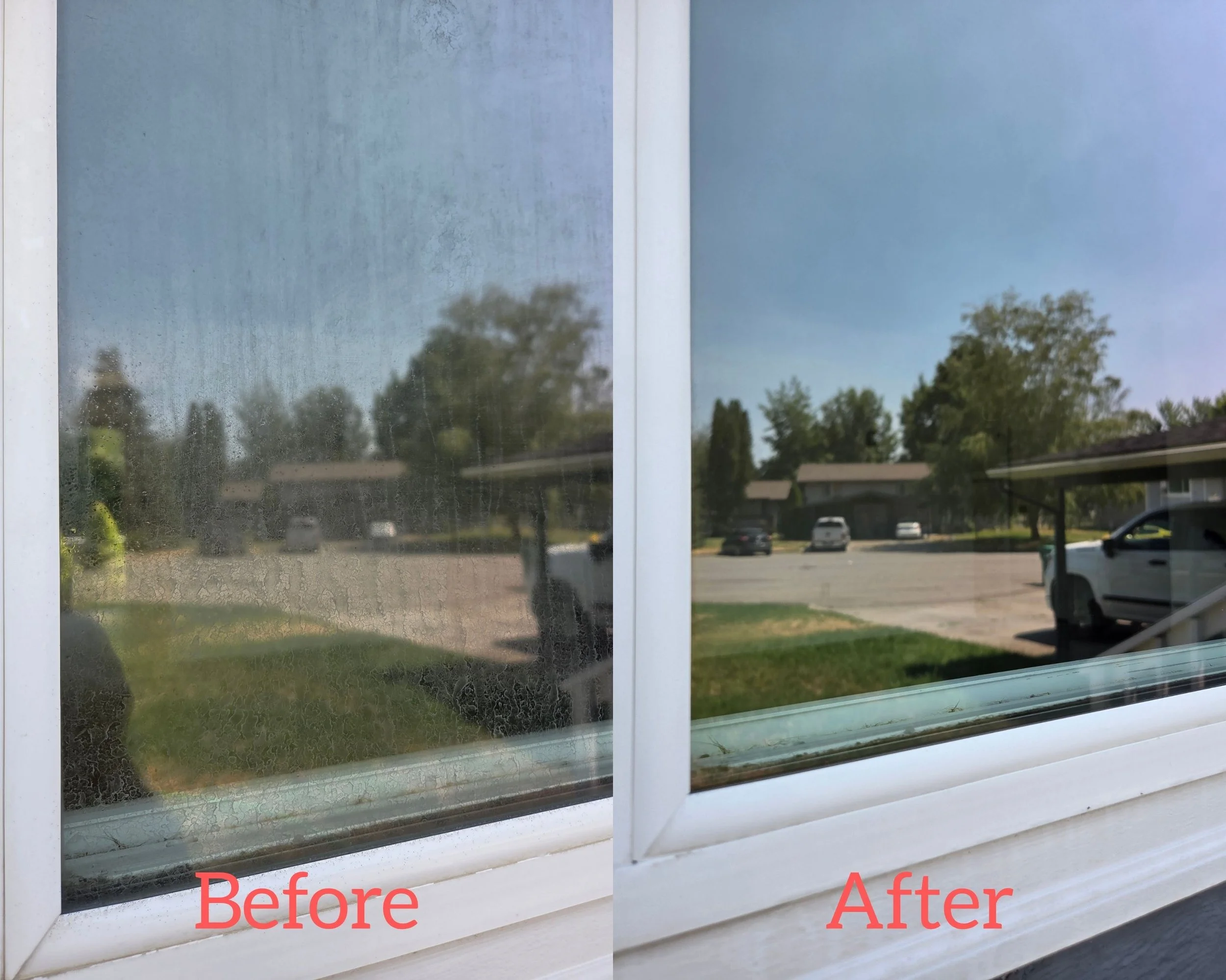 spokane window glass restoration mineral deposit
