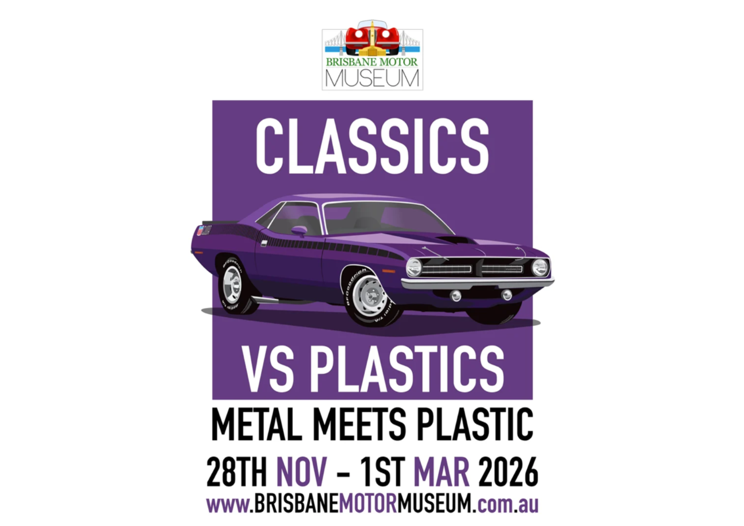 Brisbane Motor Museum - Classics vs Plastics