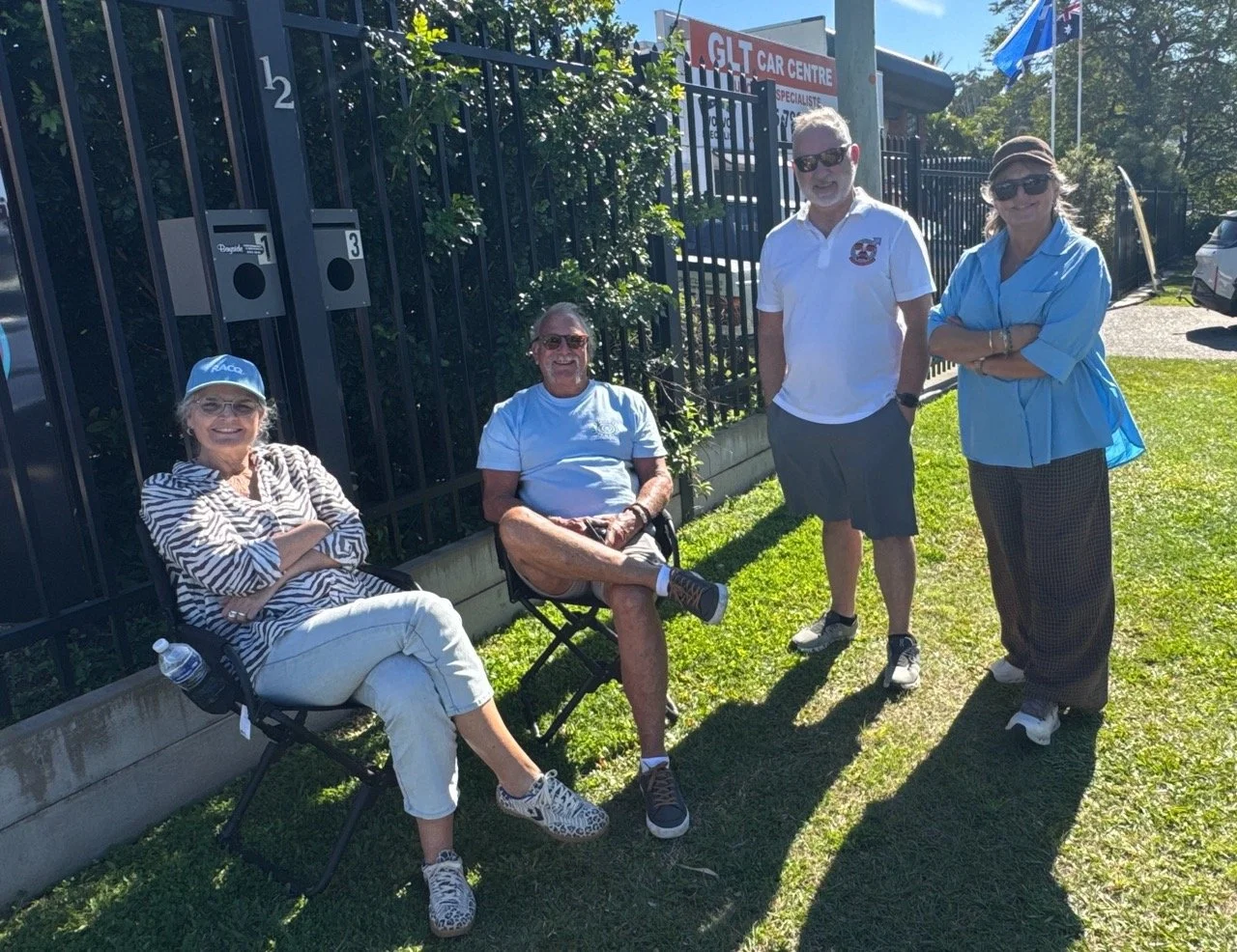 Janine, Griff, Terry and Catherine