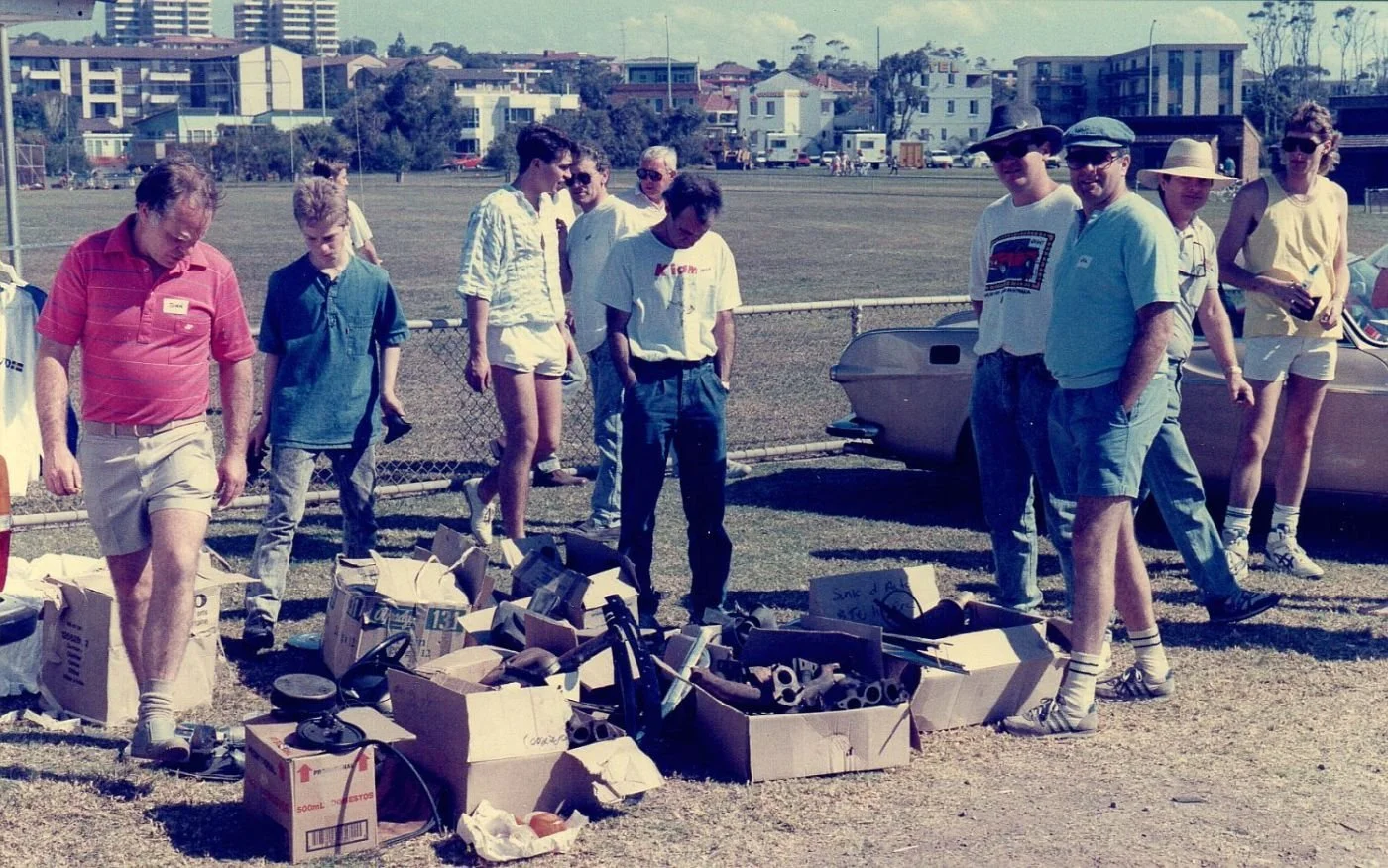 Late 80s - Club swap meet in Wollongong