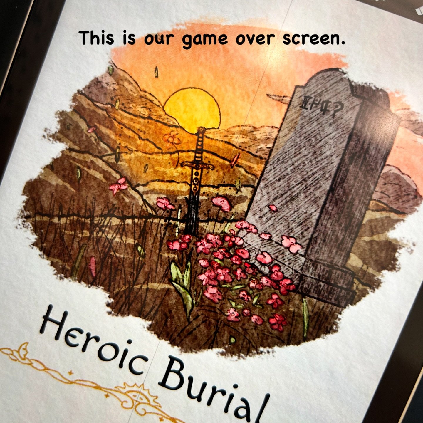 I put in so much effort in this GAME OVER SCREEN. @grandpa_lancear
.
.
.
#painting #drawing #game #cardgame
