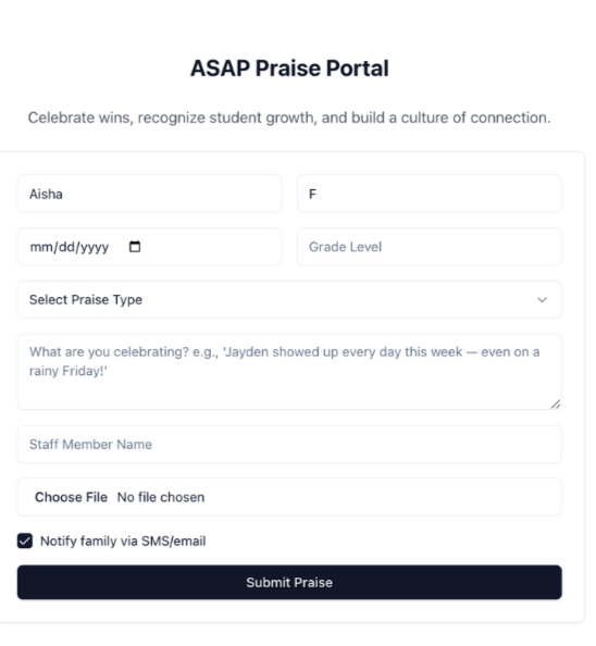 Praise Portal Protype
