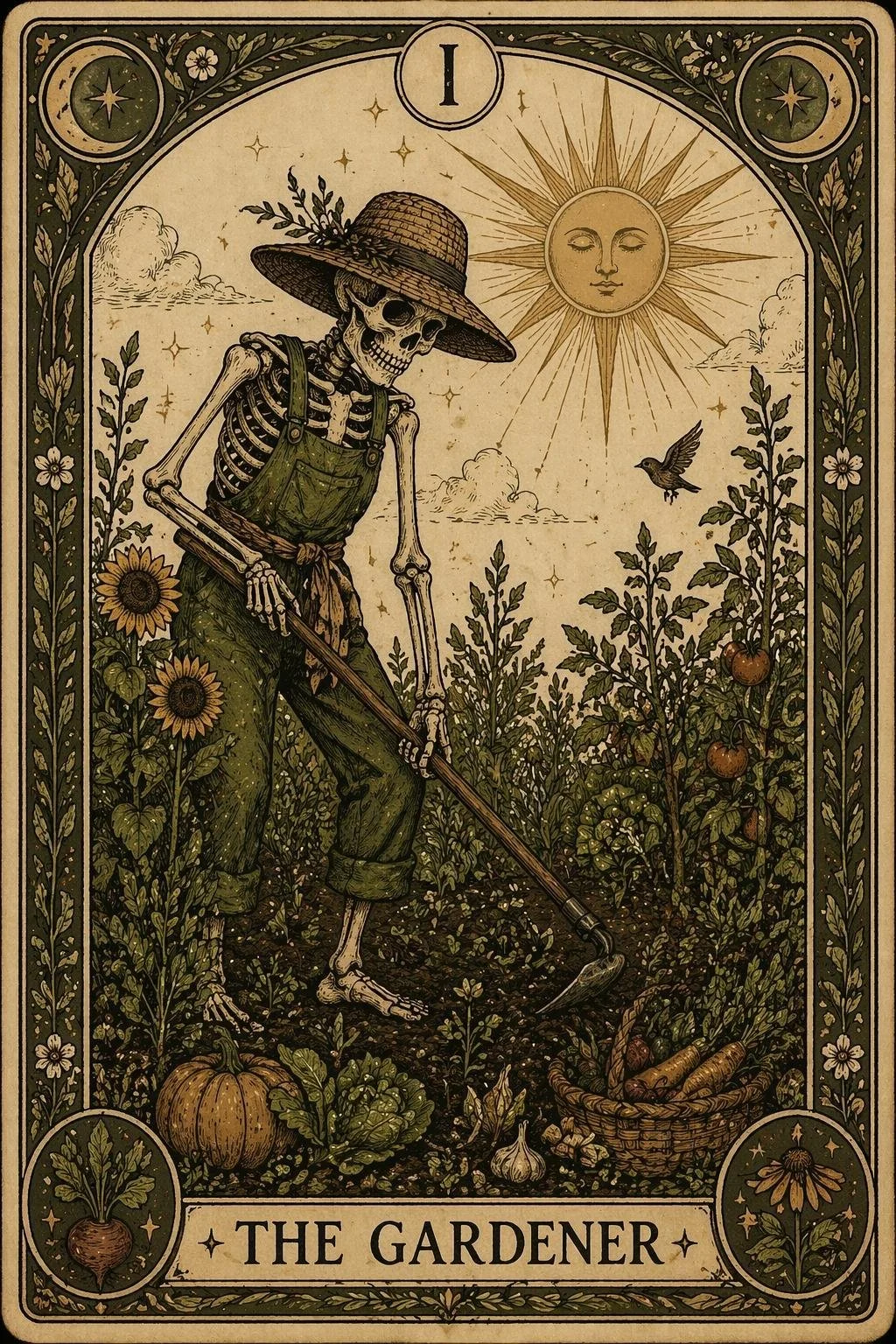 The Gardener 3" Sticker