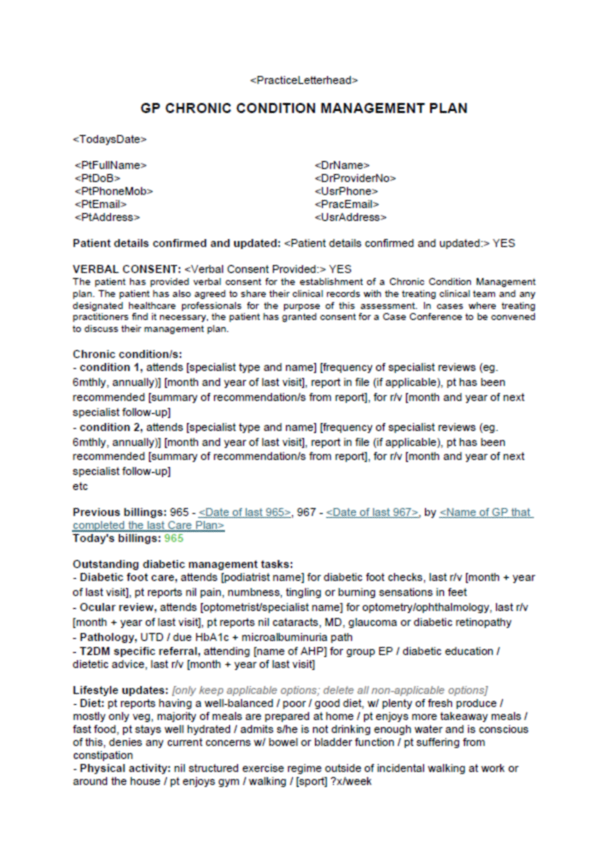 Initial GPCCMP Template