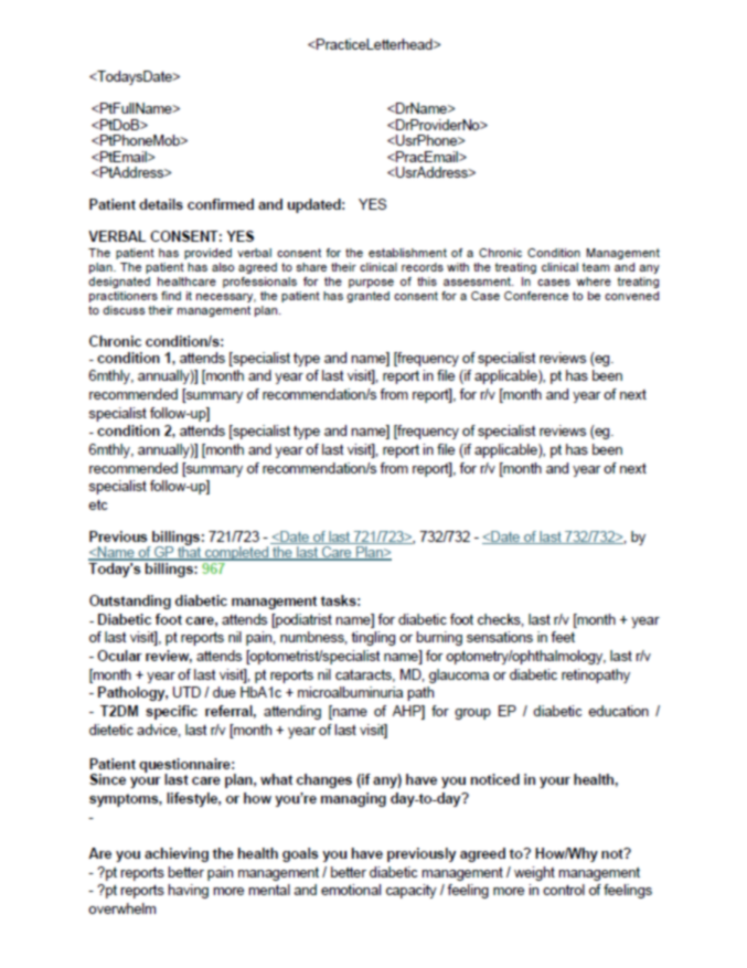 GPCCCMP Review Template