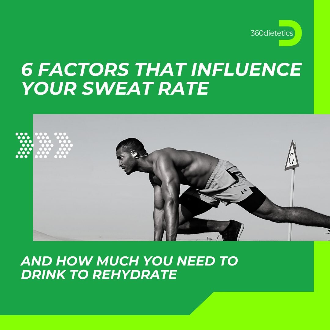 Ever wondered why sometimes you sweat so much more/less than other people or on different days? 🫠

Here are 6 factors that can influence your sweat rate, and ultimately how much you need to drink to rehydrate.

If you find you&rsquo;re on the &lsquo