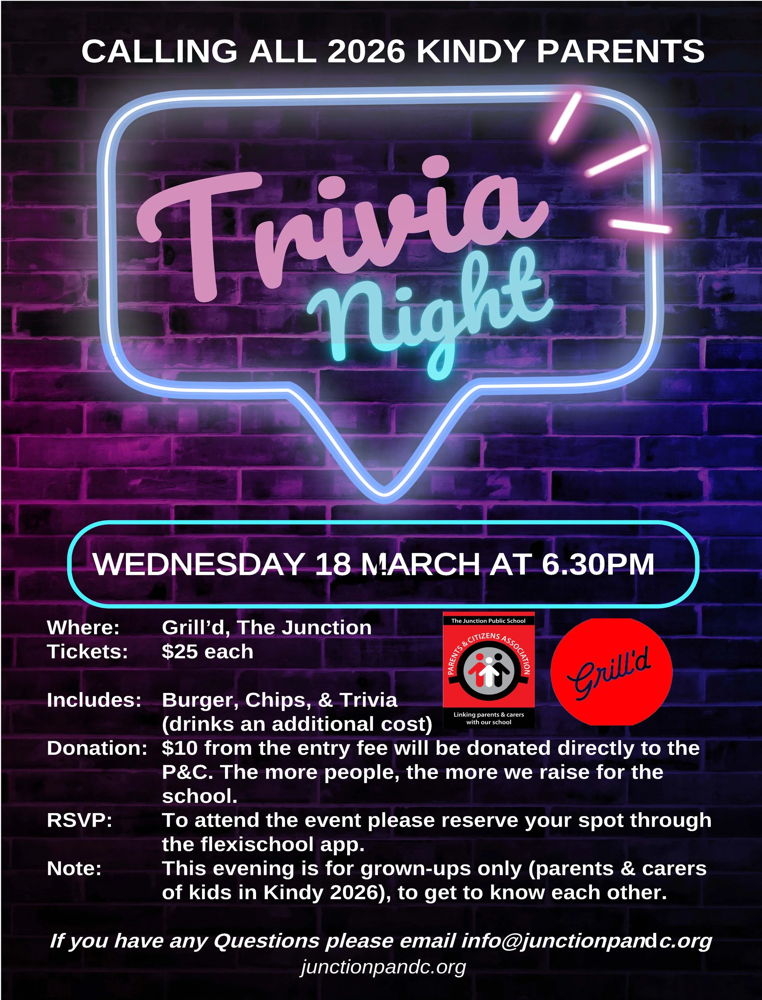 Kindy Parents Trivia 2026