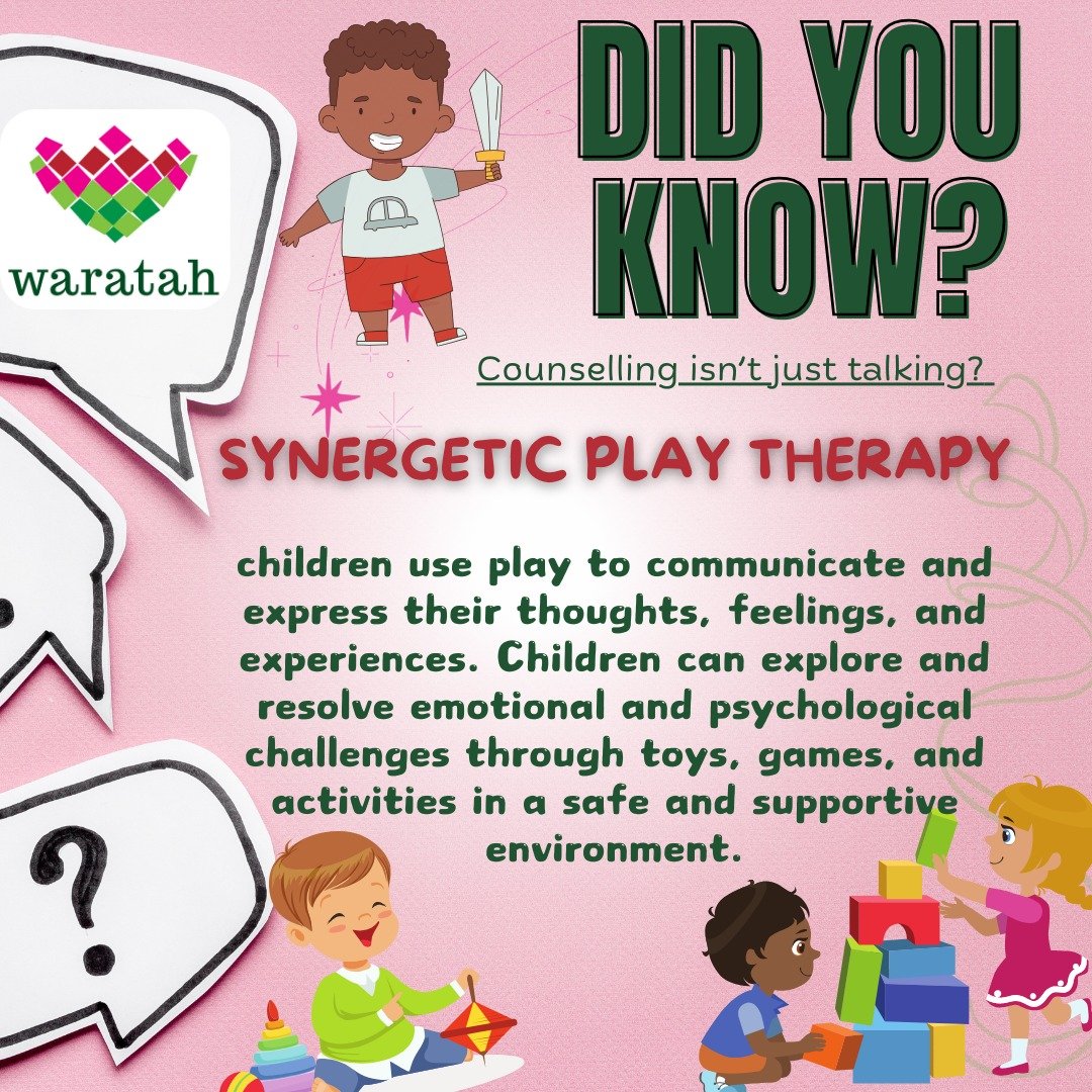 Synergetic Play Therapy (SPT) allows our Counsellors to engage with our child clients in a way that makes sense for them! 
Play is the language of children when words aren't available. 
We do not need to speak to understand one another and our dedica