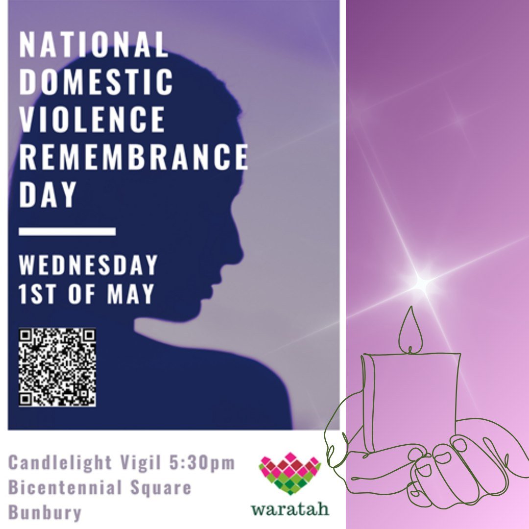 This coming Wednesday. 
Please join us for an evening to remember and honour the Women who have been killed due to Family Domestic Violence. 

Waratah: family and domestic violence counselling, education and community services. 

 #saynotoviolenceaga