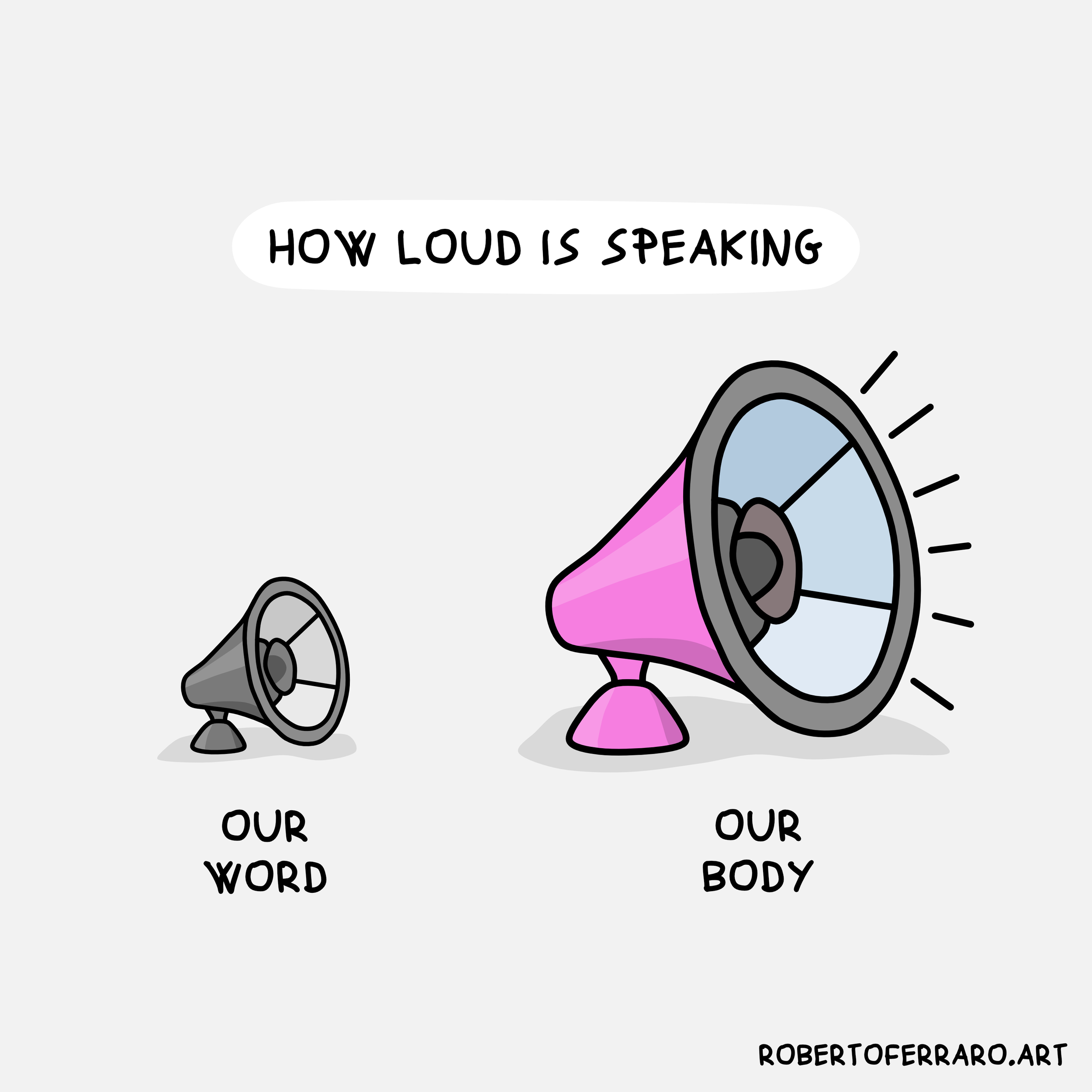 Loudspeaker – Words vs Body