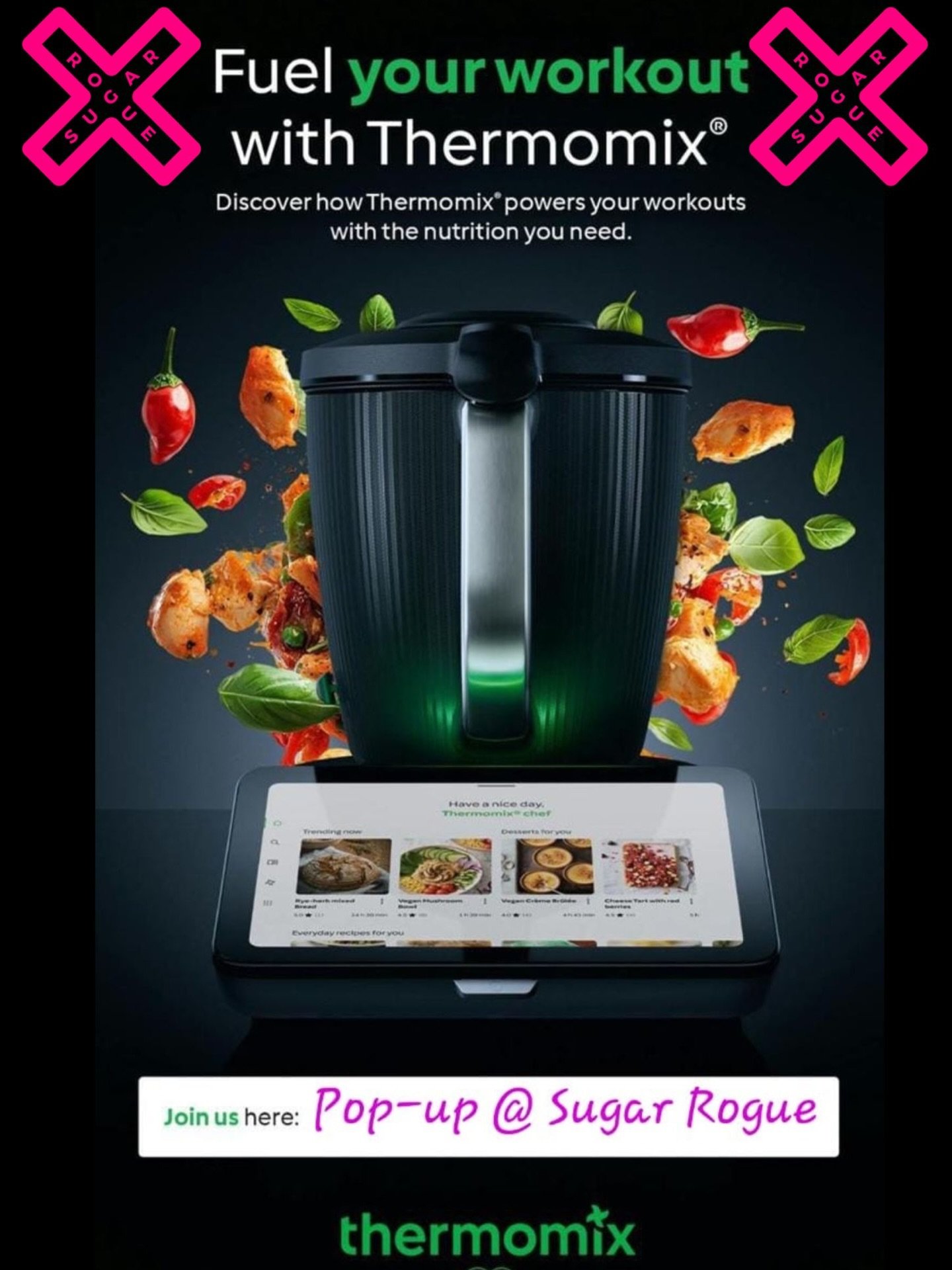 🔥 Fuel Your Fitness with the Thermomix TM7! 🔥
 Fresh Ginger &amp; Turmeric Shots &bull; Live Demo &bull; Q&amp;A

Ready to level up your nutrition, support your fitness goals, and make healthy eating effortless?
 Meet your new kitchen game changer,