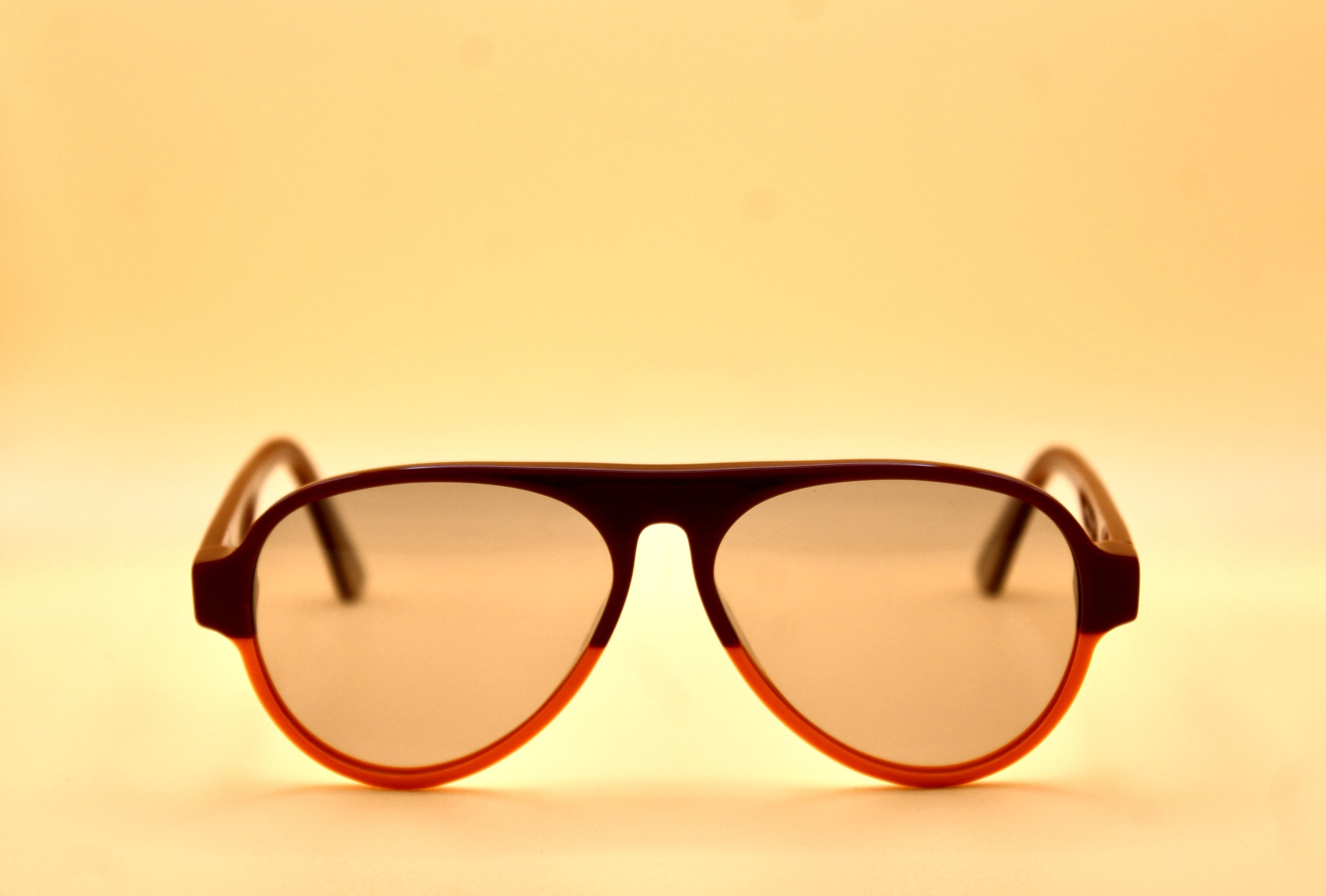Go Maroon and Orange Aviator Shades