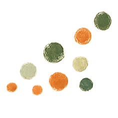 Diagram depicting molecular interactions with circles of varying sizes and colors, connected by lines.