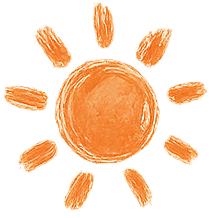An illustration of a hexagon with rounded edges in a peach color, set against a black background.