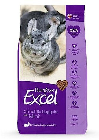 Burgess Excel Chinchilla Nuggets 1.5kg