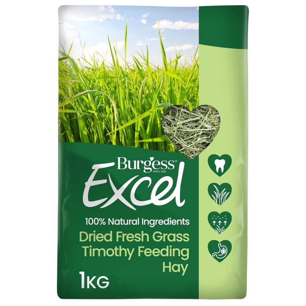 Burgess Excel Feeding Hay Dried Fresh Grass 1kg