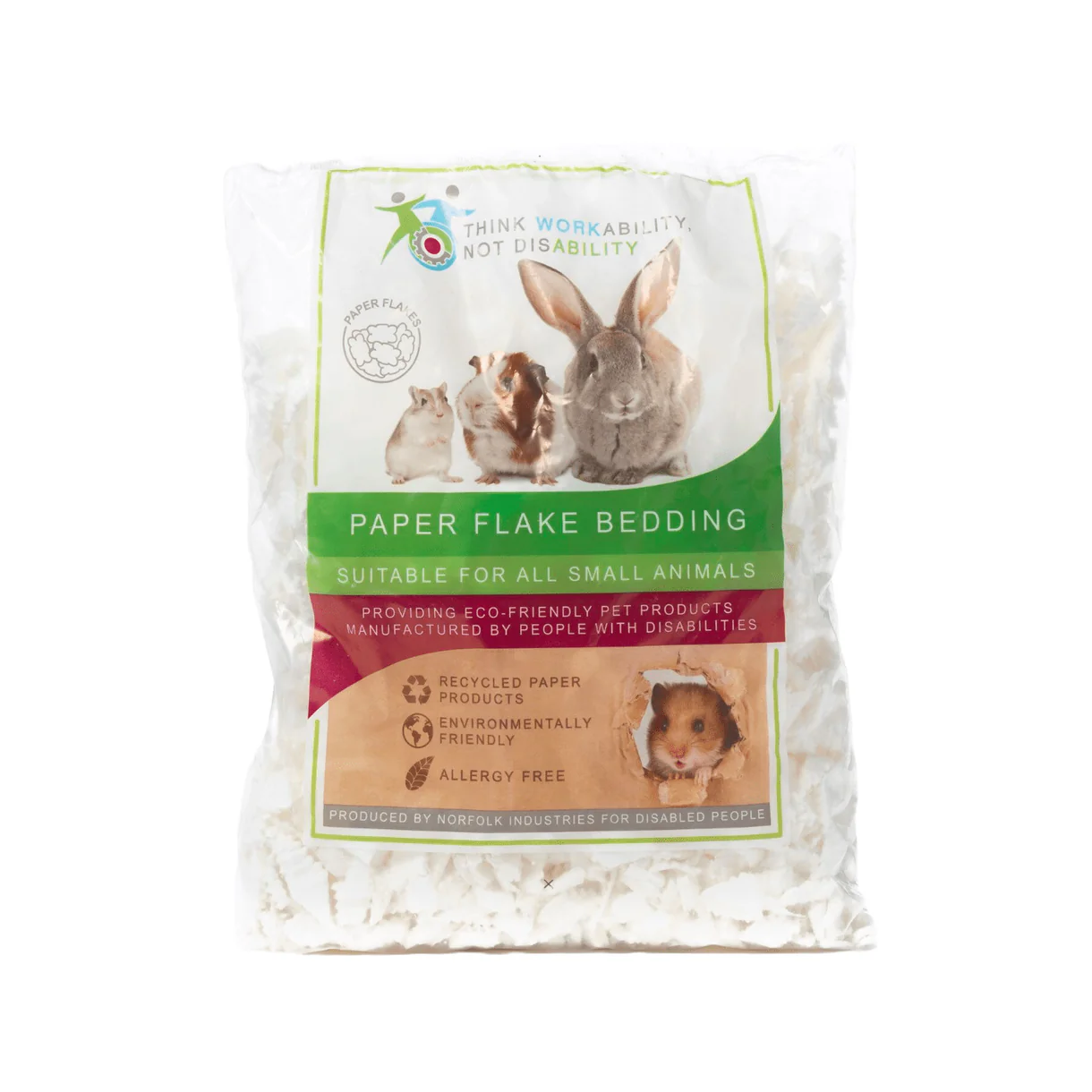 Norfolk Industries Paper Flake Bedding 100g