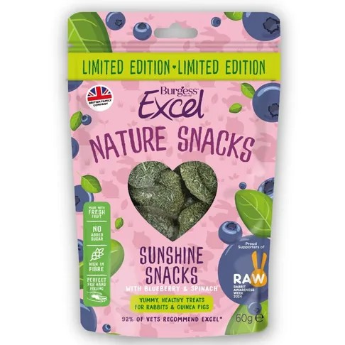 Burgess Nature Snacks Excel Sunshine 60g