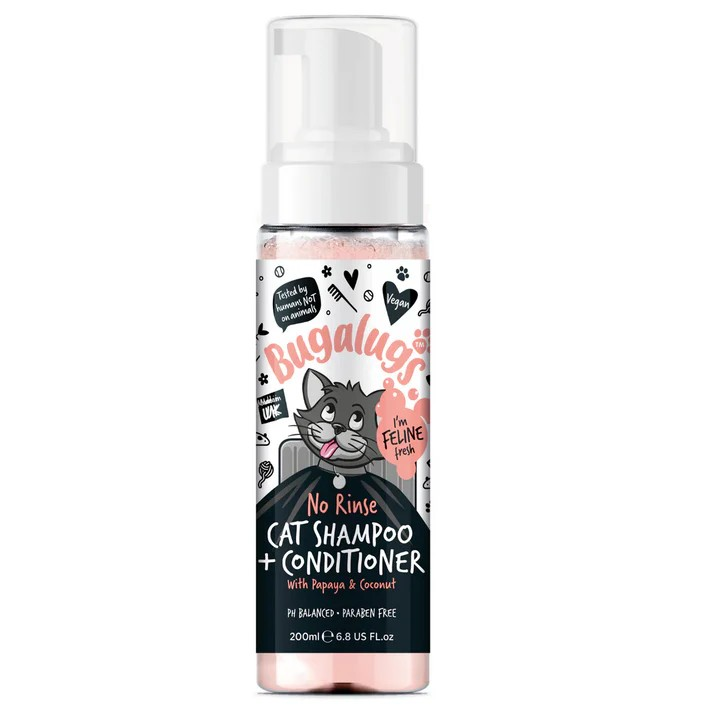 Bugalugs No Rinse Cat Shampoo & Conditioner