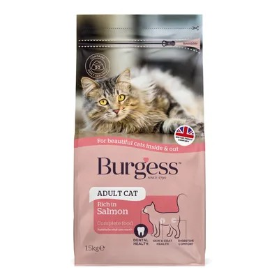 Burgess Adult Cat Rich in Salmon 1.5kg