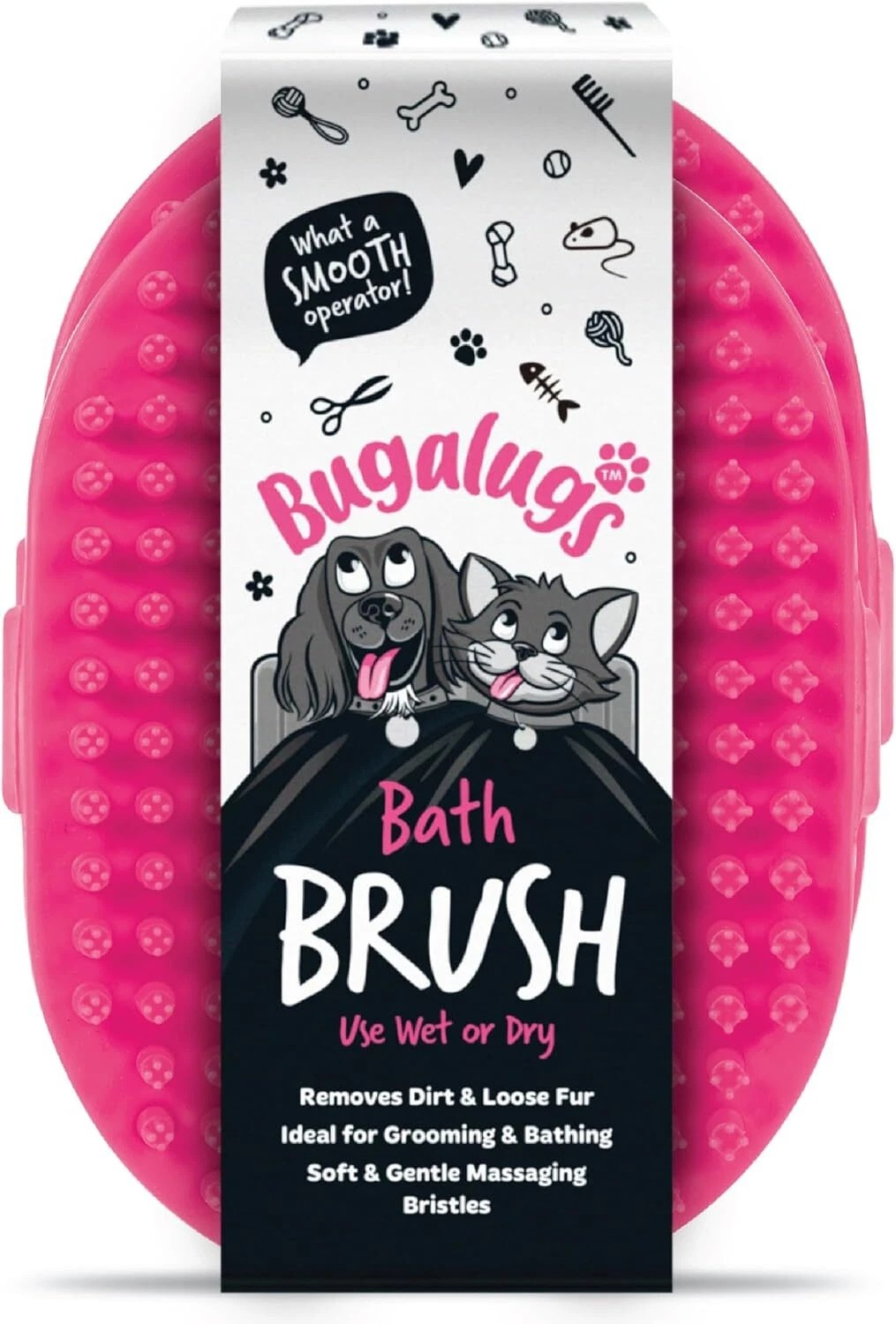 Bugalugs Bath Brush for Cats