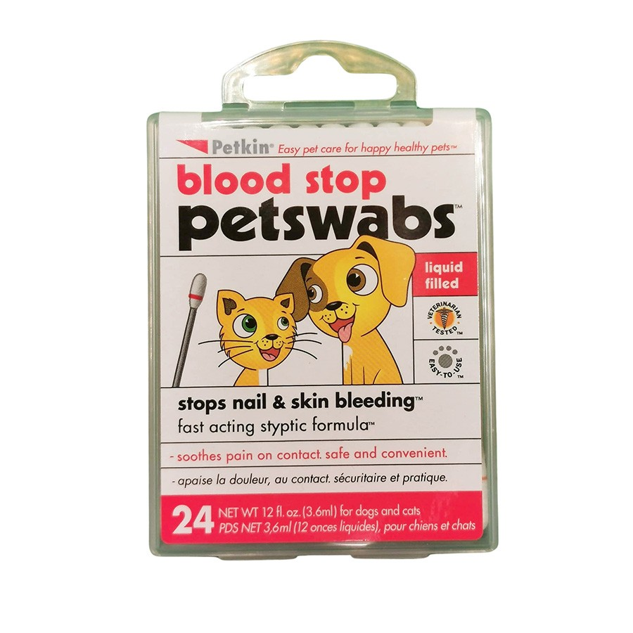 Petkin Blood Stop Pet Swabs
