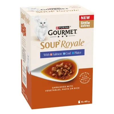 GOURMET™ Soup Royale (Salmon, Cod, Plaice) Wet Cat Food